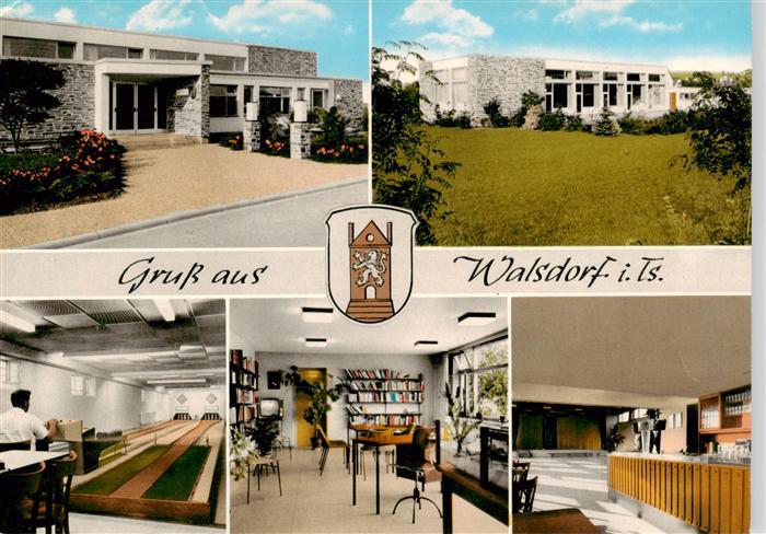 Walsdorf Taunus Idstein Dorfgemeinschaftshaus Kegelbahn Buecherei Rezeption