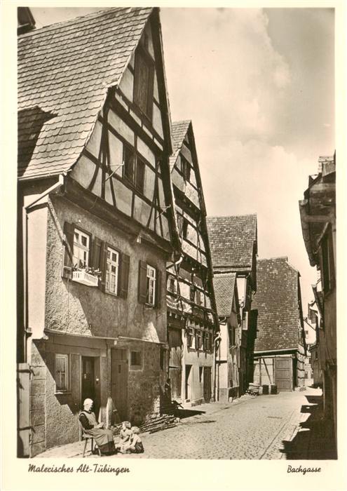 Alt Tuebingen Bachgasse