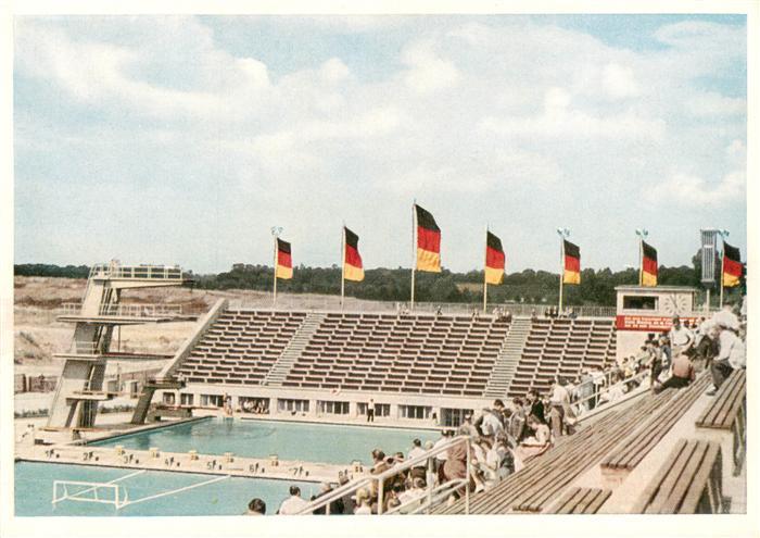 LEIPZIG Sachsen Schwimmstadion an der Stalinallee