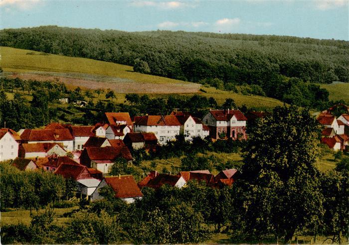 Breitenbrunn Odenwald Ortsansicht mit Fremdenpension Rummel und Amend