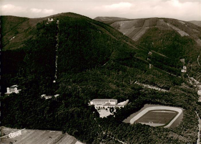 Edenkoben Pfaelzische Sesselbahn mit Schloss und Schlosshotel Ludwigshoehe nebst