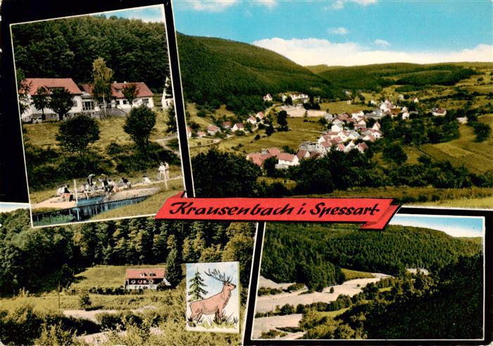 Krausenbach Dammbach Teilansichten Panorama