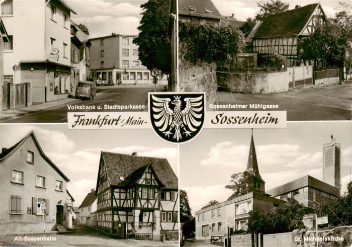 Sossenheim Volksbank und Stadtsparkasse Sossenheimer Muehlgasse Alt Sossenheim S