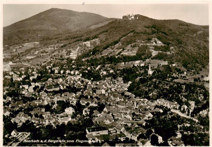 Auerbach Bergstrasse Fliegeraufnahme