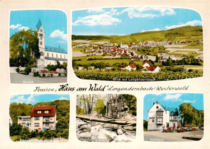 Langendernbach Dornburg Kirche Panorama Pension Haus am Wald Holzbachschlucht Ho