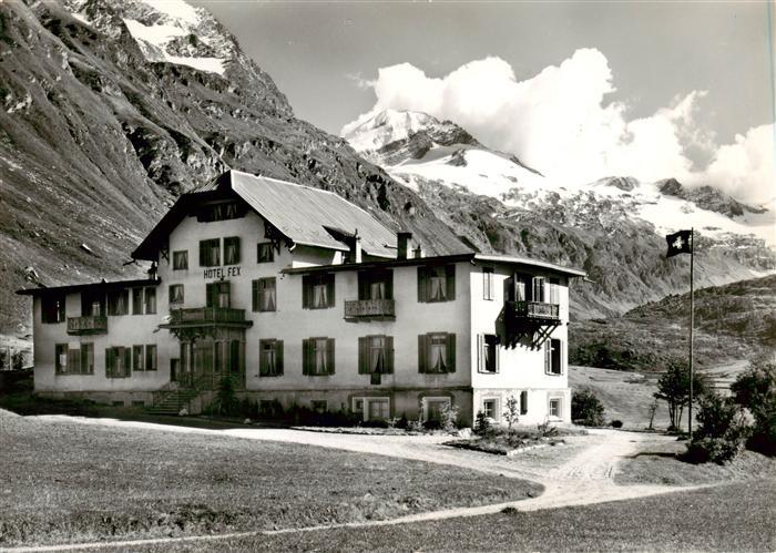 Fex GR im Fextal mit Piz Tremoggia