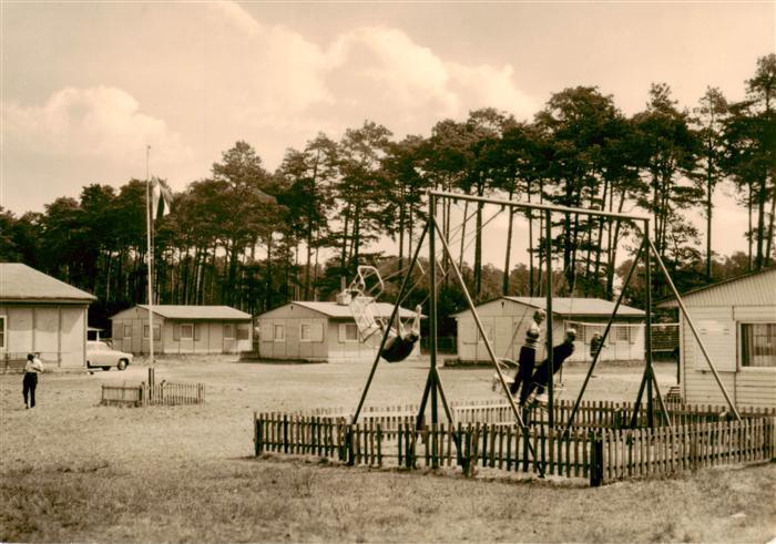 Bellin Ueckermuende Urlaubersiedlung des VEB Papierfabrik Schwedt