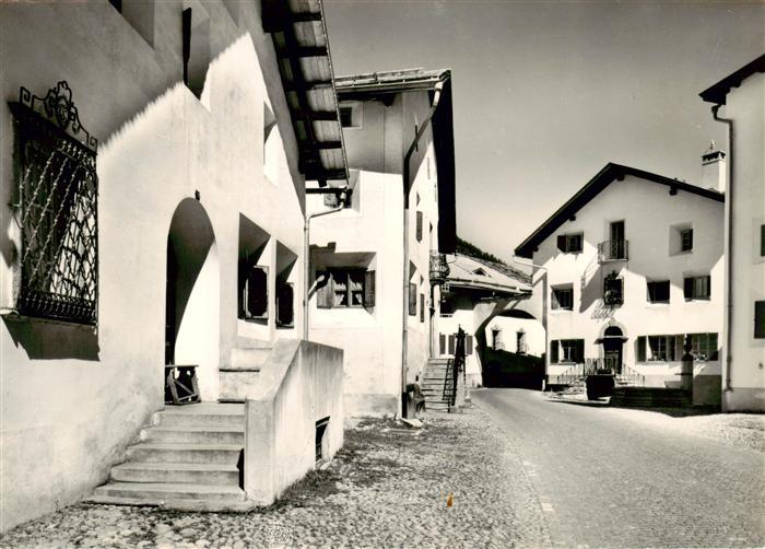 Bever Maloja GR Alte Buendnerhaeuser