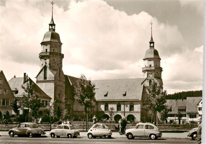 FREUDENSTADT BW Marktplatz mit Stadtkirche