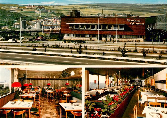 Wuerzburg Bayern BAB Rasthaus Wuerzburg Gastraeume