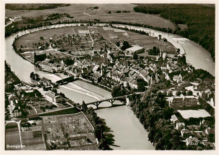 Bremgarten AG Fliegeraufnahme