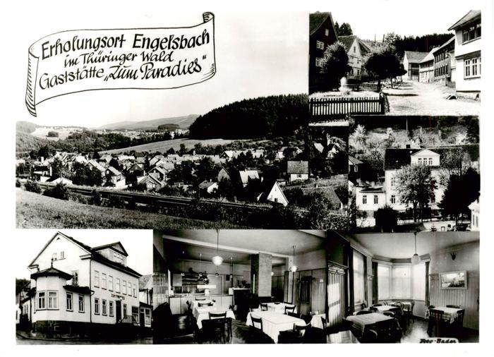 Engelsbach Gaststaette Zum Paradies Gastraeume Panorama