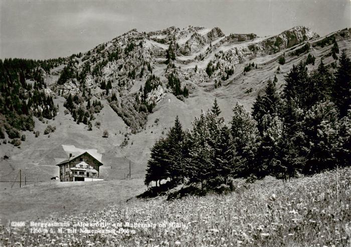 Mollis GL Berggasthaus Alpenroesli auf Mullernalp