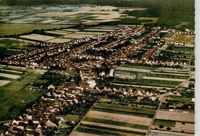 Erzhausen  Hessen Fliegeraufnahme