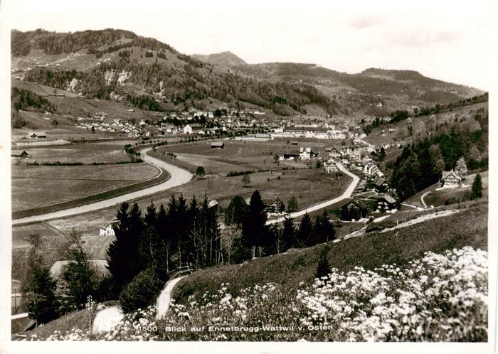 Ennetbrugg Wattwil SG Panorama