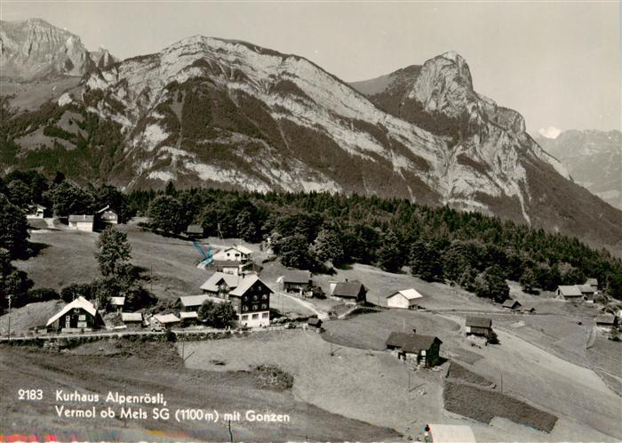 Vermol Kurhaus Alpenroesli mit Gonzen