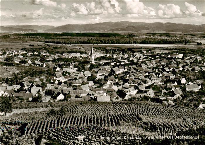 Ihringen Kaiserstuhl Fliegeraufnahme