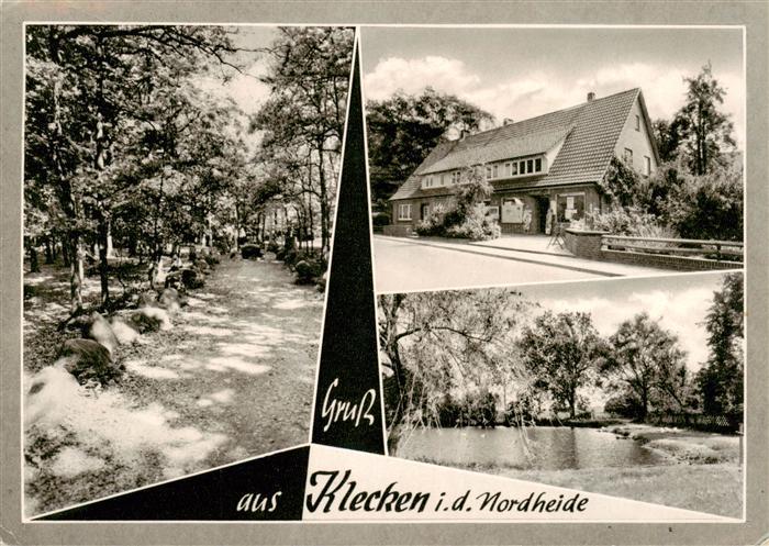 Klecken Rosengarten Nordheide Gerhard Karasch Lebensmittel Waldpartie Teich