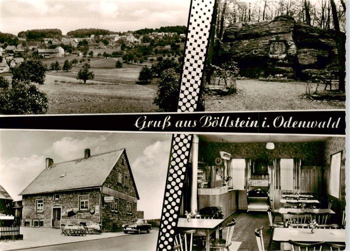 Boellstein Brombachtal Gasthaus Zur Hoehenluft Gaststube Panroama Felsen