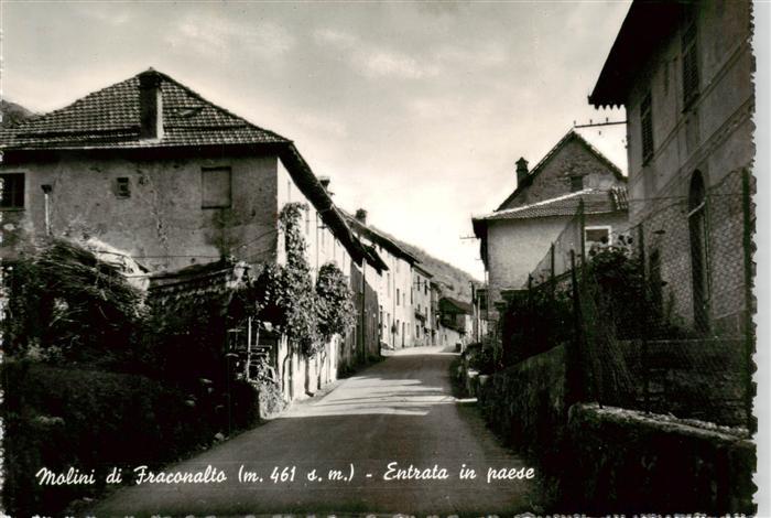 Molini di Fraconalto Alessandria Piemonte IT Entrata in paese