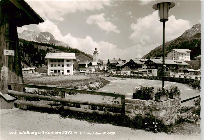Lech Vorarlberg Ansicht mit Blick zum Karhorn