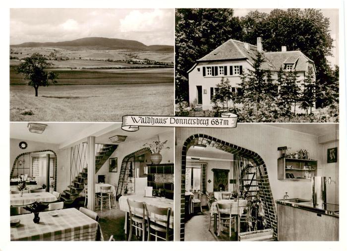 Dannenfels Waldhaus Donnersberg Gaststaette Landschaftspanorama