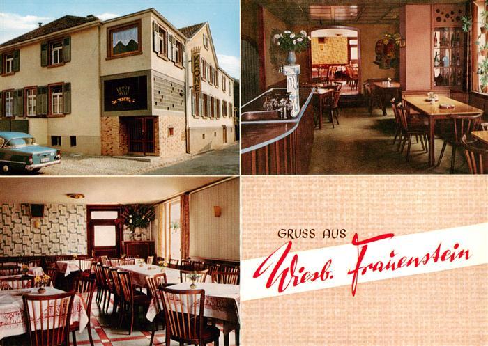 Frauenstein  Wiesbaden Gasthaus Pension zur Krone Gastraeume