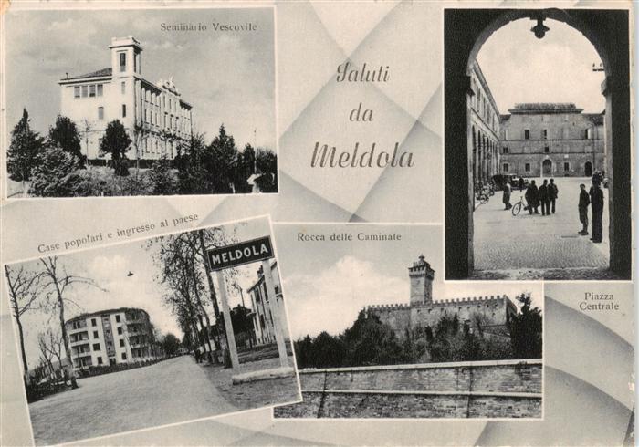 Meldola Forli-Cesena Gatteo Mare IT Seminario Vescovile Case popolari e ingresso