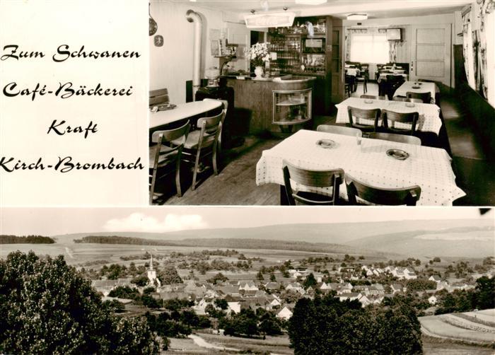 Kirch-Brombach Kirchbrombach Odenwald Cafe Baeckerei zum Schwanen Panorama