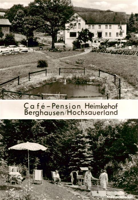Berghausen Schmallenberg Cafe Pension Heimkehof Wassertreten