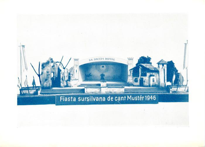 Muster Disentis GR Fiasta sursilvana de cant Muster 1946