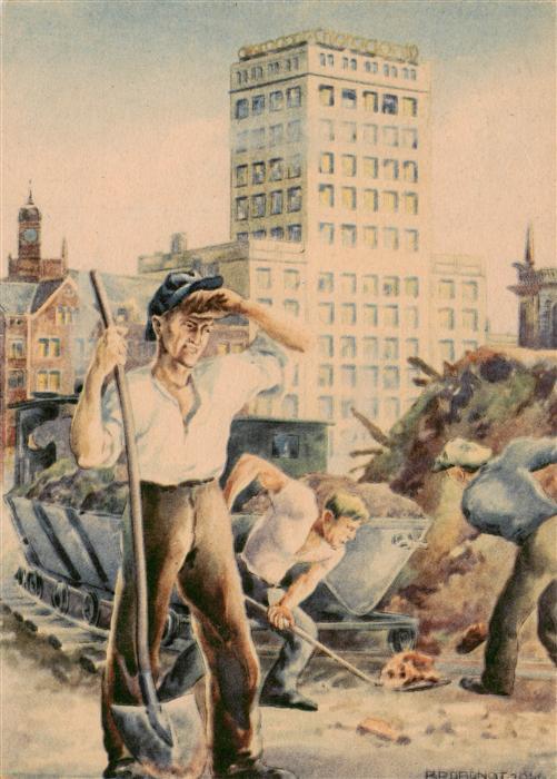 LEIPZIG Sachsen Erste Leipziger Friedensmesse Kuenstlerkarte Sondermarke Stempel