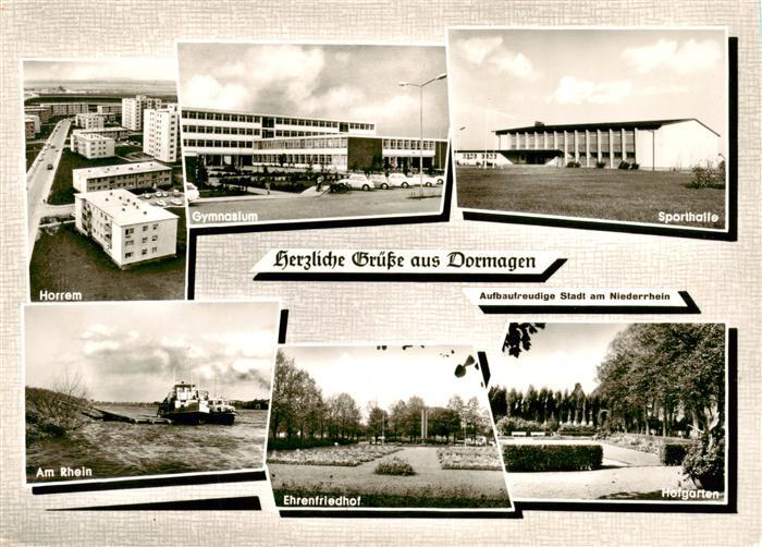 Dormagen Horrem Gymnasium Sporthalle Am Rhein Ehrenfriedhof Hofgarten