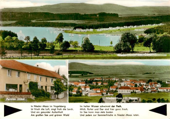 Nieder-Moos Vogelsberg Niedermooser See Pension Joeckel OT Hessen