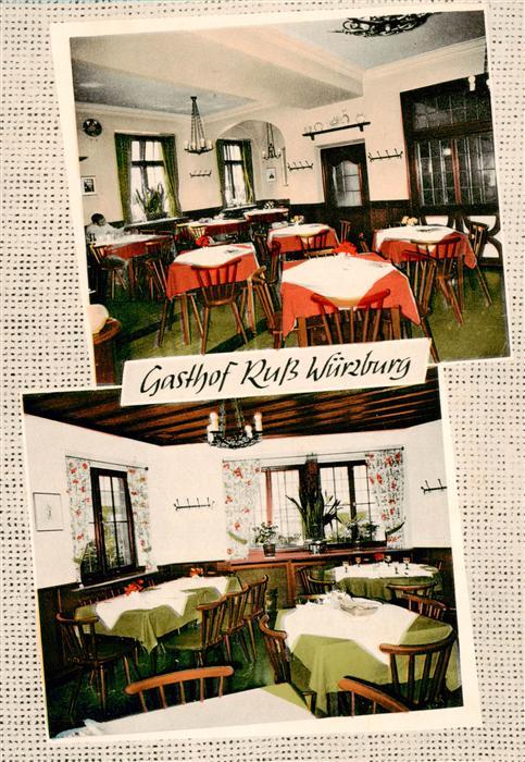 Wuerzburg Bayern Gasthof Russ Gaststube