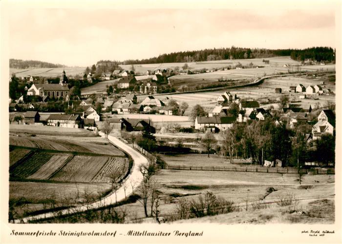 Steinigtwolmsdorf Panorama Mittellausitzer Bergland Sommerfrische