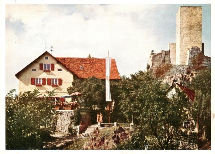 Obermurach Oberviechtach Erholungsheim der AWO Burgruine