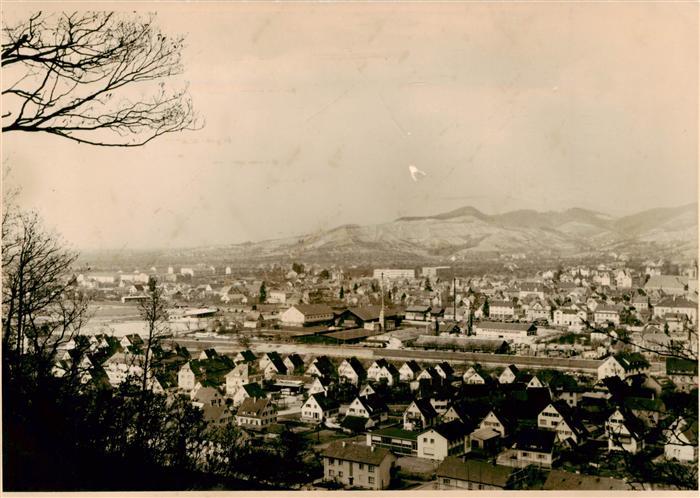 Oberkirch Baden Stadtpanorama Blick zum Schwarzwald