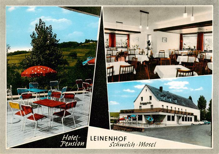 Schweich Mosel Hotel Pension Leinenhof Restaurant Terrasse