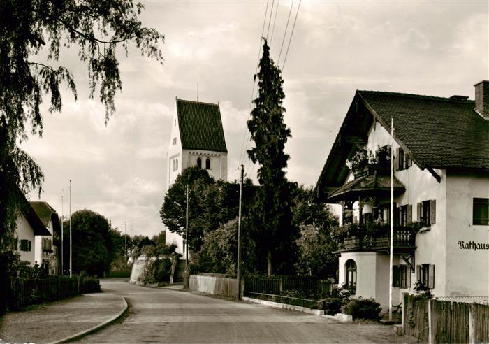 Hechendorf Pilsensee Hauptstrasse Rathaus Kirche