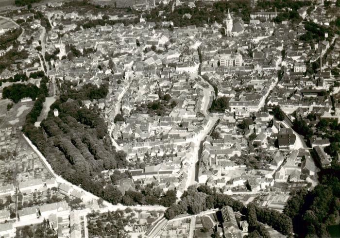 Langensalza Bad Fliegeraufnahme Verlagsstempel