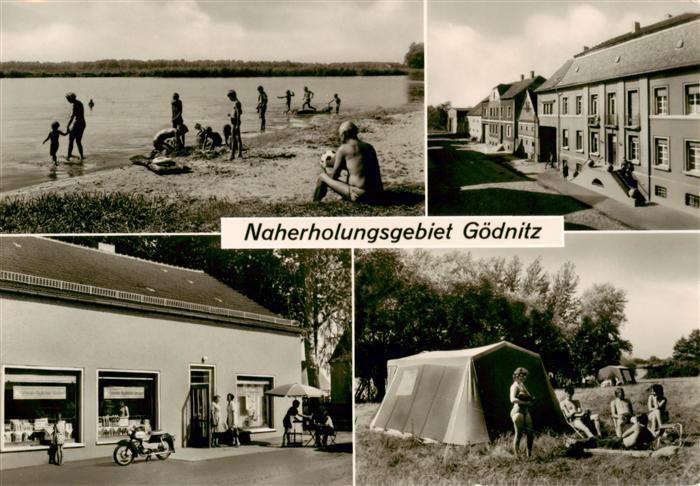 Goednitz Naherholungsgebiet Goednitz-Floetzer See Konsum-Einkaufszentrum Camping