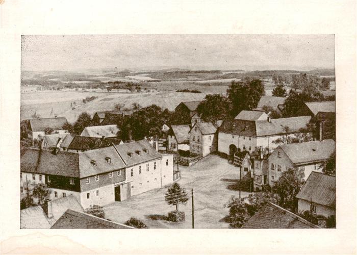 Rodersdorf Vogtland Blick auf den Dorfplatz