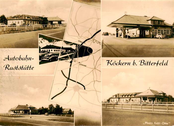 Koeckern Bitterfeld-Wolfen Autobahn-Raststaette Autobahn Berlin-Nuernberg