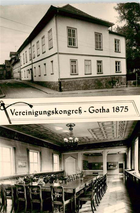Gotha  Thueringen Nationale Gedenkstaette Tivoli Vereinigungskongress Gotha 1875