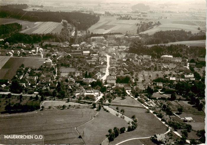 Mauerkirchen AT Fliegeraufnahme