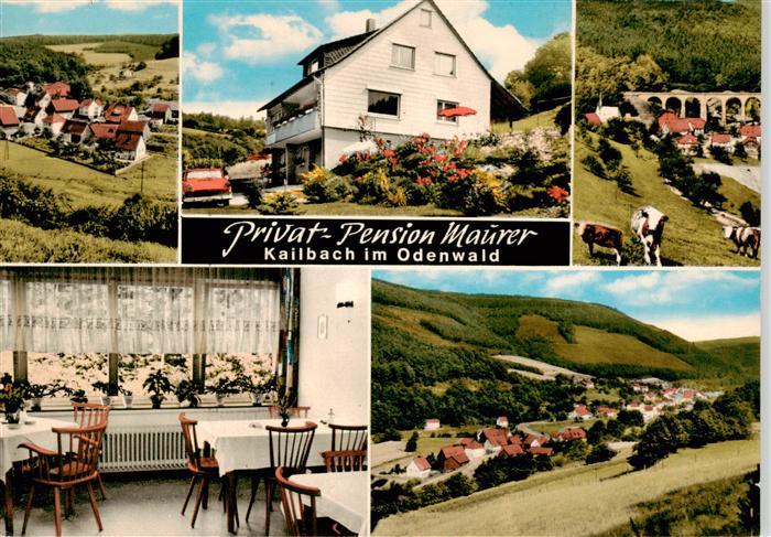 Kailbach Pension Maurer Landschaftspanorama