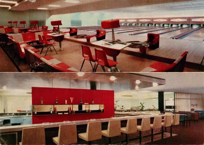 KIEL  CITY Bowling Treff 24 Bahn Anlage Restaurant Snack Bar
