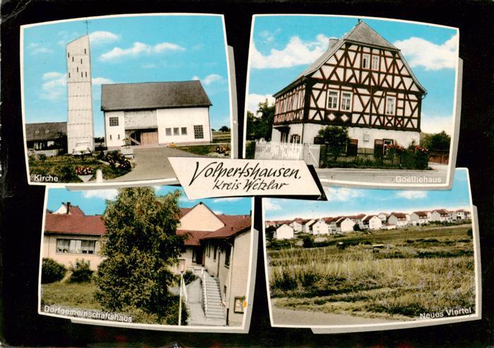 Volpertshausen Kirche Goethehaus Dorfgemeinschaftshaus Neues Viertel