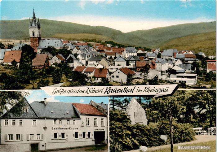 Rauenthal Panorama Gasthaus Zur Krone Bubenhaeuser Hoehe